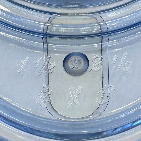 Creative Memories 4 Blue Oval Custom Cutting System Paper Crafts Scrapbooking - Picture 3 of 6